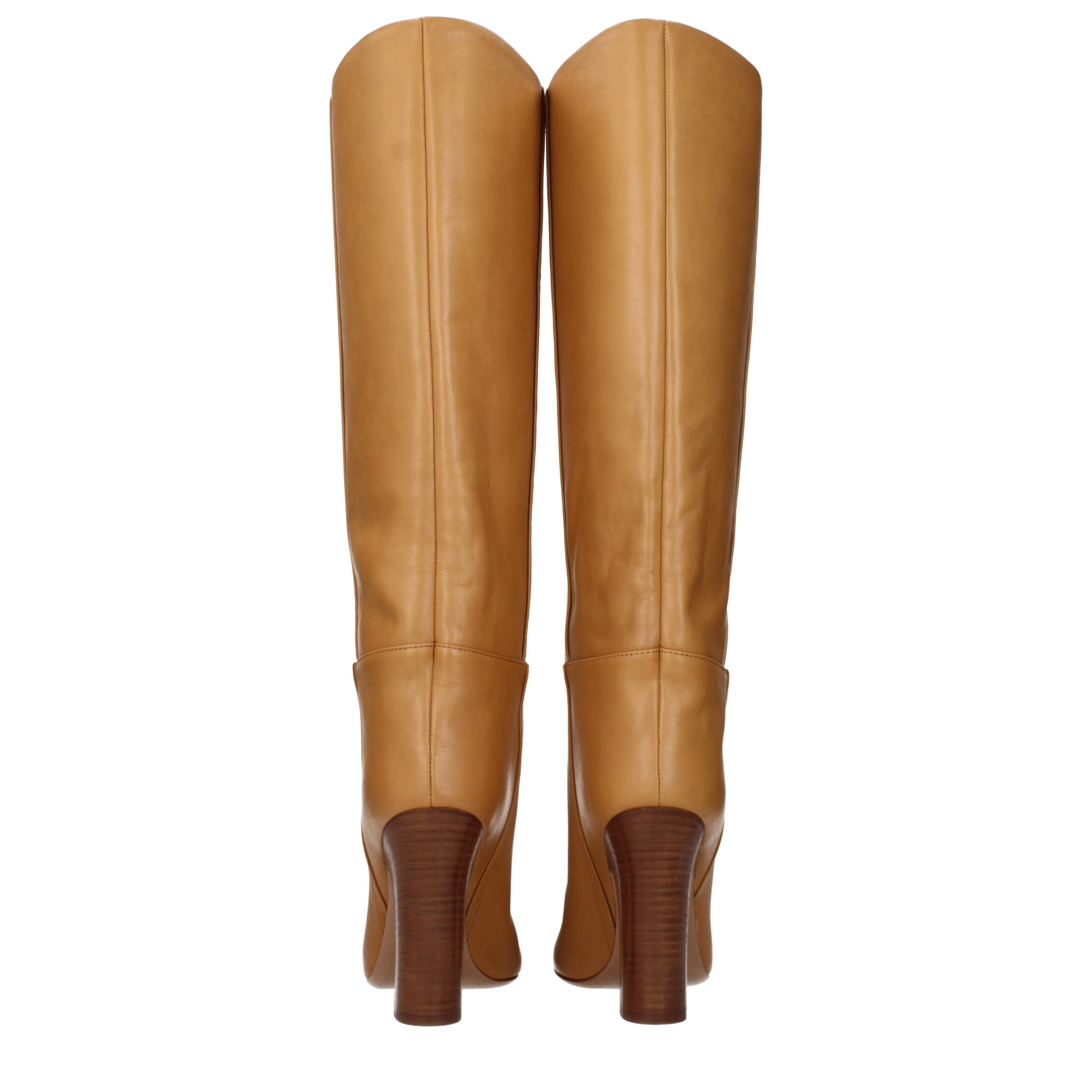 Paris Texas Brown Leather Boots