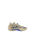 Burberry Brown Polyester Athletic Sneakers