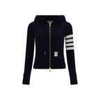 Thom Browne Blue Cotton Sweatshirt