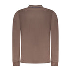 Norway 1963 Marrone Cotton Men Polo-Shirt