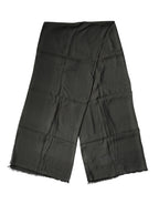Dolce & Gabbana Black Modal Neck Wrap Men Shawl Men Scarf