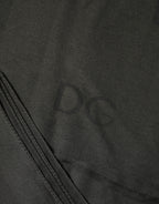 Dolce & Gabbana Black Modal Neck Wrap Men Shawl Men Scarf