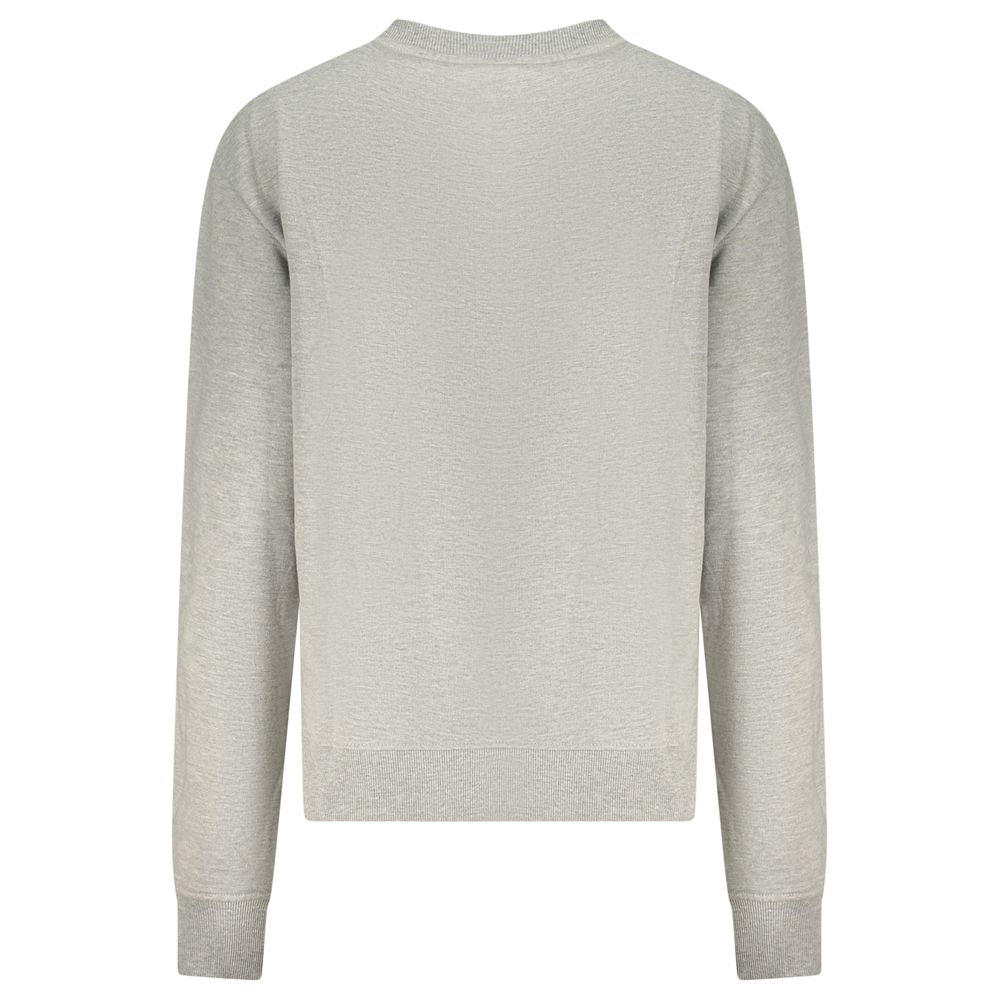 North Sails Grigio Cotton Women Sweatshirt