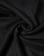 Dolce & Gabbana Black Cashmere Knit Neck Wrap Shawl Scarf