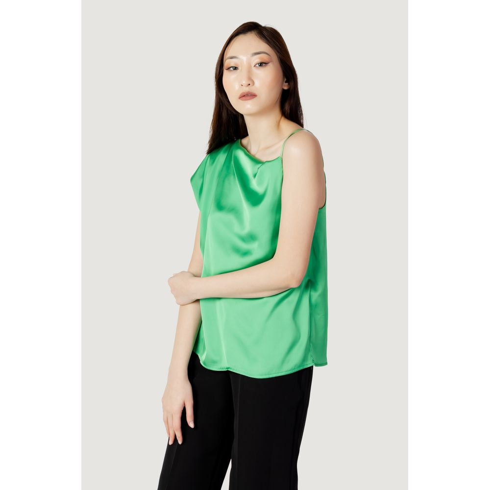 Hanny Deep Bicolor Polyester Tank Tops