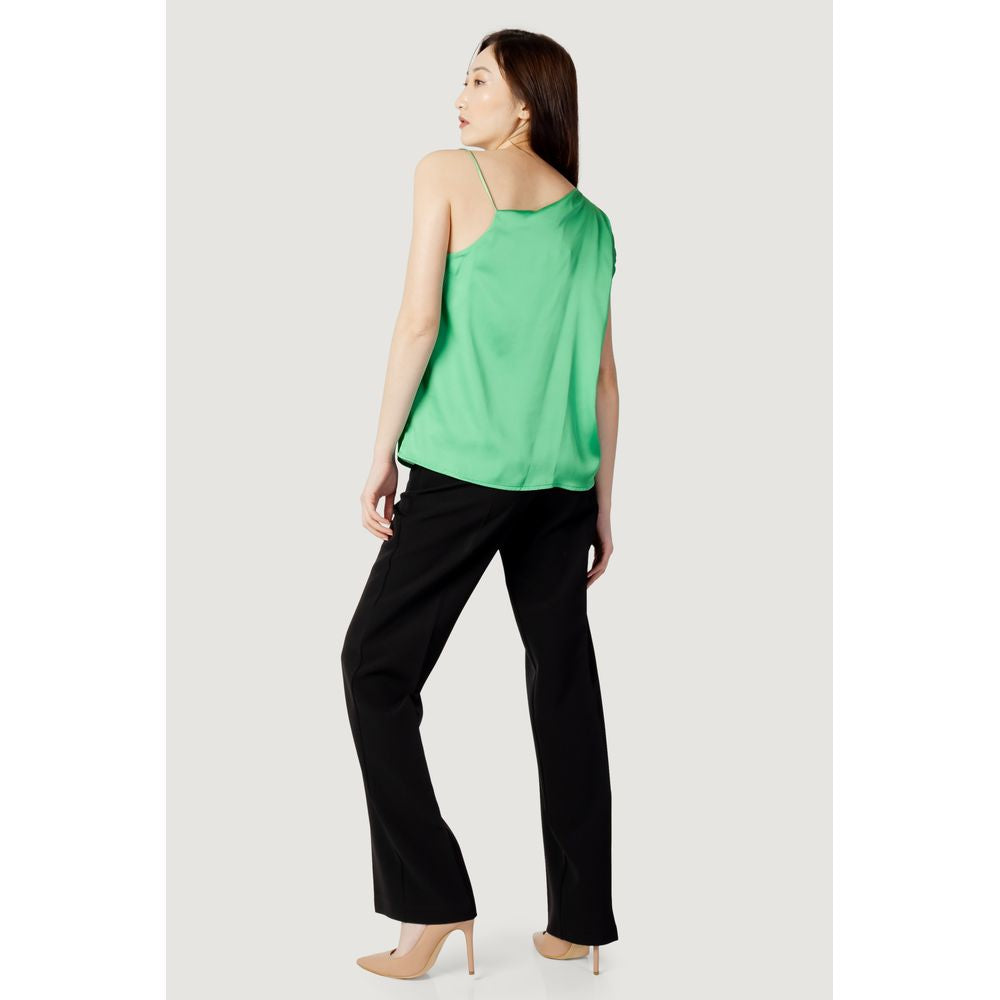 Hanny Deep Bicolor Polyester Tank Tops