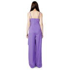 Hanny Deep Purple Polyester Jumpsuit