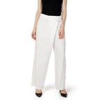 Hanny Deep Cream Cotton Casual Pants