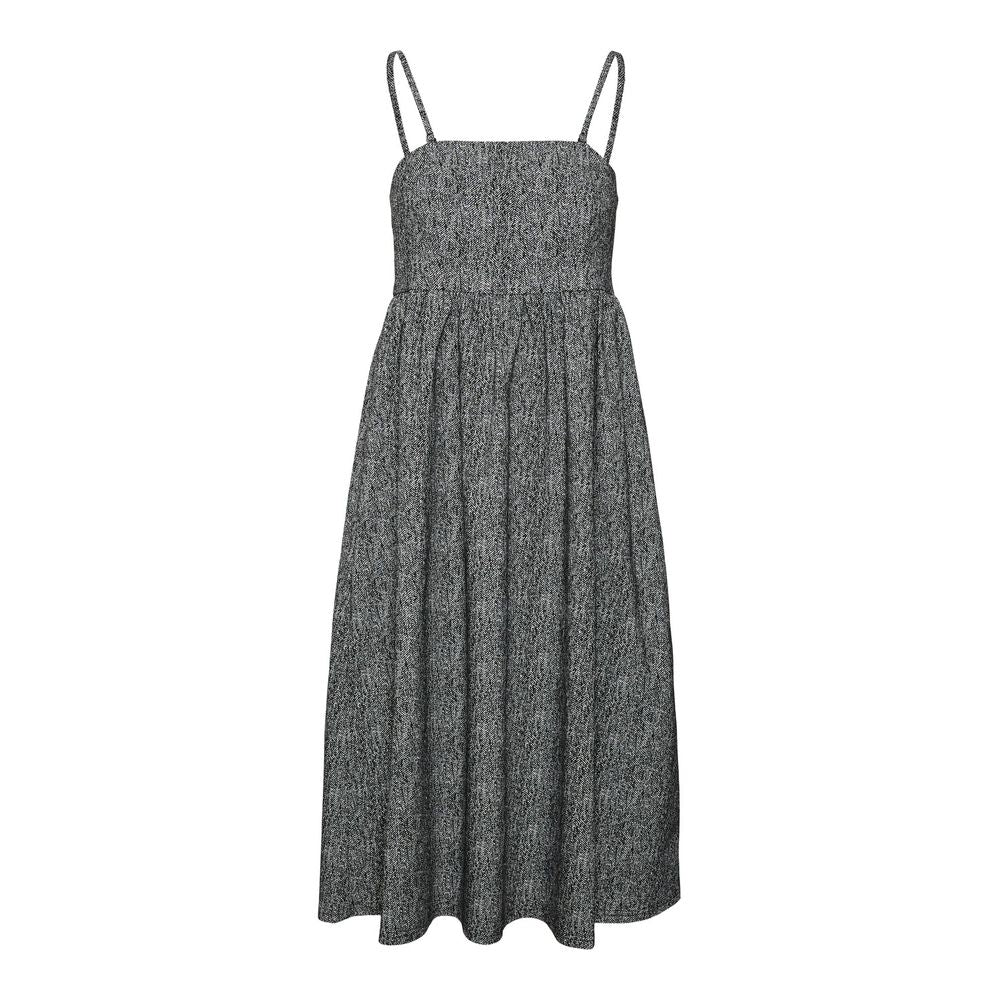 Aware Black Viscose Midi Dress