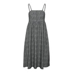 Aware Black Viscose Midi Dress