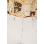 Hanny Deep Beige Elastane Casual Pants