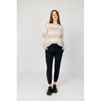 Hanny Deep Black Cotton Athletic Pants