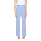 Silence Purple Polyester Casual Pants