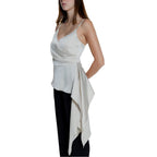 Silence Beige Polyester Top
