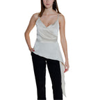 Silence Beige Polyester Top