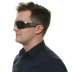 Roberto Cavalli Black Metal & Plastic Sunglasses