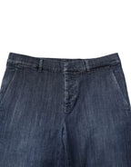 Prada Dark Blue Mid Waist Skinny Fit Men Denim Trouser Jeans