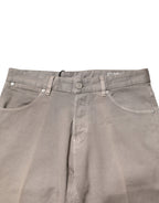 PT Torino Brown Bull Denim Reggae Mastice Straight Trouser Jeans