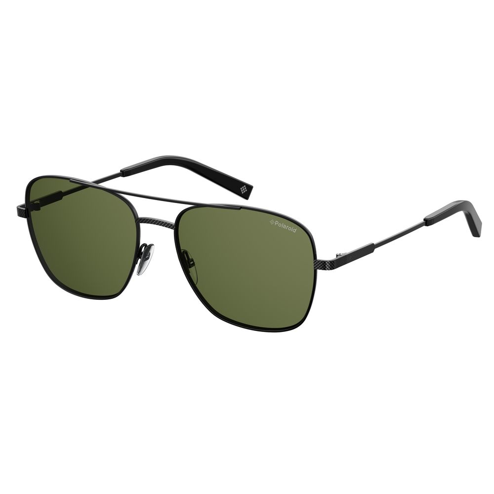 Polaroid Black Metal Sunglasses