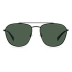 Polaroid Black Stainless Steel Sunglasses