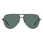 Polaroid Black Metal Sunglasses