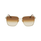 Victoria Beckham Gold Metal Sunglasses