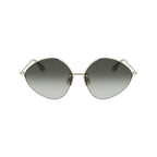 Victoria Beckham Gold Metal Sunglasses