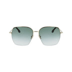 Victoria Beckham Gold Metal Sunglasses