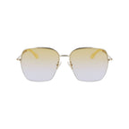 Victoria Beckham Gold Metal Sunglasses