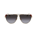 Victoria Beckham Brown Metal Sunglasses