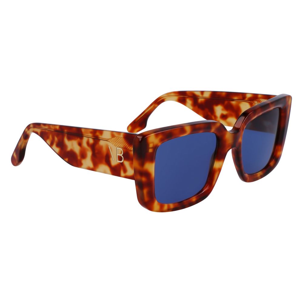 Victoria Beckham Brown Acetate Sunglasses
