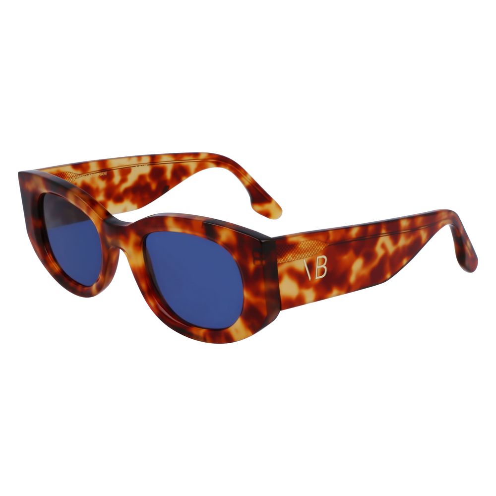 Victoria Beckham Brown Acetate Sunglasses