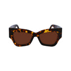 Victoria Beckham Brown Acetate Sunglasses