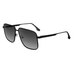Victoria Beckham Black Metal Sunglasses