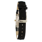 Laura Biagiotti Black Leather Dress Watch