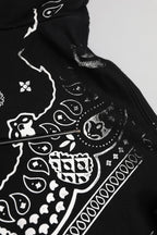 Dolce & Gabbana Black Bandana Hooded Men Sweatshirt Sweater