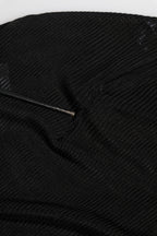Dolce & Gabbana Black Viscose Turtle Neck Pullover Top