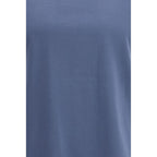 Brunello Cucinelli Blue Cotton T-Shirt