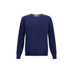 Brunello Cucinelli Blue Wool Oves Aries Sweatshirt