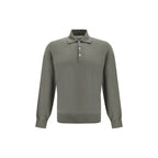 Brunello Cucinelli Bicolor Cotton Shortsleeve Shirt