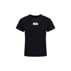 MM6 Black Cotton T-Shirt