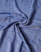 Dolce & Gabbana Blue Lace Stole Cotton Neck Wrap Shawl Scarf