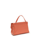 Zanellato Multicolor Calf Leather Bos Taurus Shoulder Bag