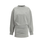 The Attico Gray Cotton Casual Dress