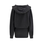 The Attico Black Cotton Casual Dress