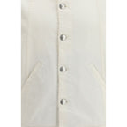 Brunello Cucinelli White Cotton Denim Jacket