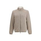 Brunello Cucinelli White Polyamide Full-Length Jacket