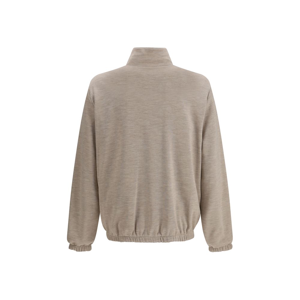Brunello Cucinelli White Polyamide Full-Length Jacket