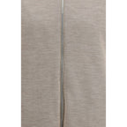 Brunello Cucinelli White Polyamide Full-Length Jacket
