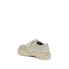 Marni White Calf Leather Bos Taurus Chunky Sneakers